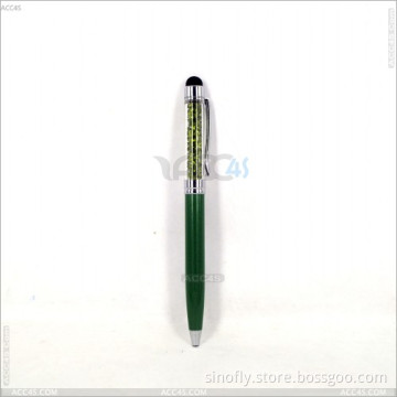 Crystal 2 In1 Stylus Touch Screen Pen for iPhone4 4G 5 iPad Samsung
